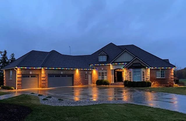 Holiday light installations across Grimsby