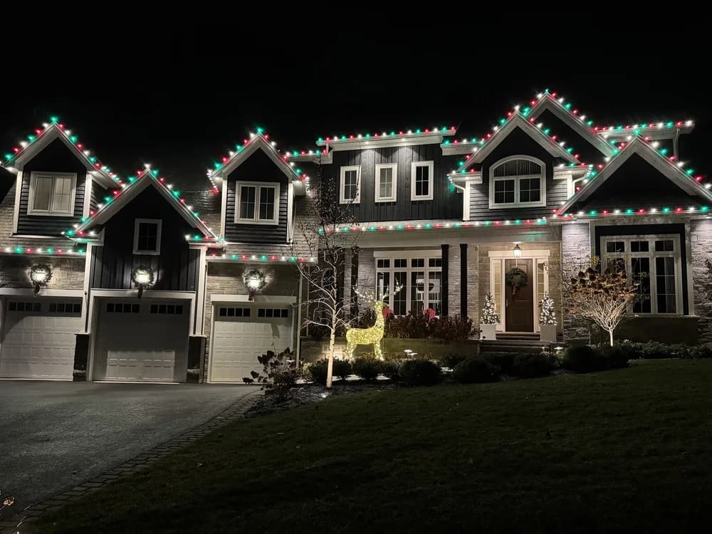 Professional Christmas light display in St. Catharines