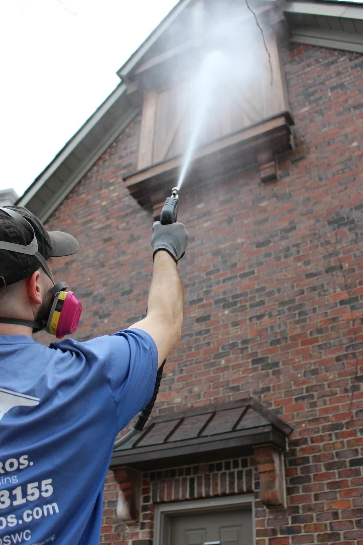 Residential soft washing service in Grimsby